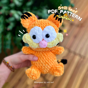 Garfield Amigurumi Crochet Pattern