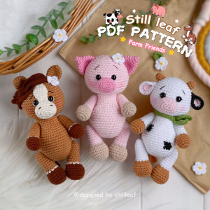 Farm Friends Crochet Pattern
