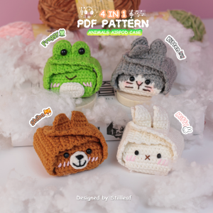 4-in-1 Animal Case Airpod Crochet Pattern