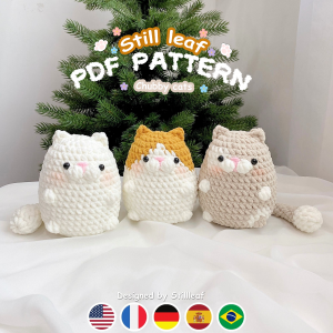 3-in-1 Chubby Cat Crochet Pattern
