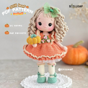 Pumkin Girl Amigurumi Doll Crochet Pattern
