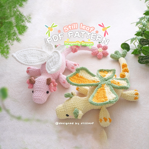 2-in-1 Petal Wings Dragons Crochet Pattern